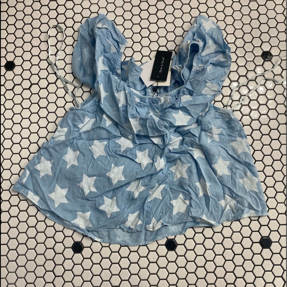 NWT Sim & Sam off shoulder top size Xl